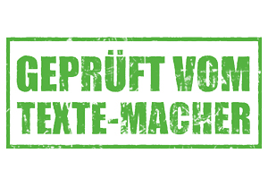 Texte-Macher-Stempel "Geprüft"