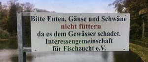 Füttern verboten