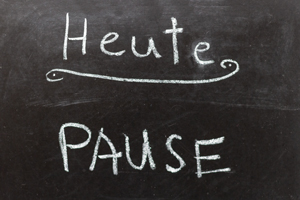 Pause - Wortwahl